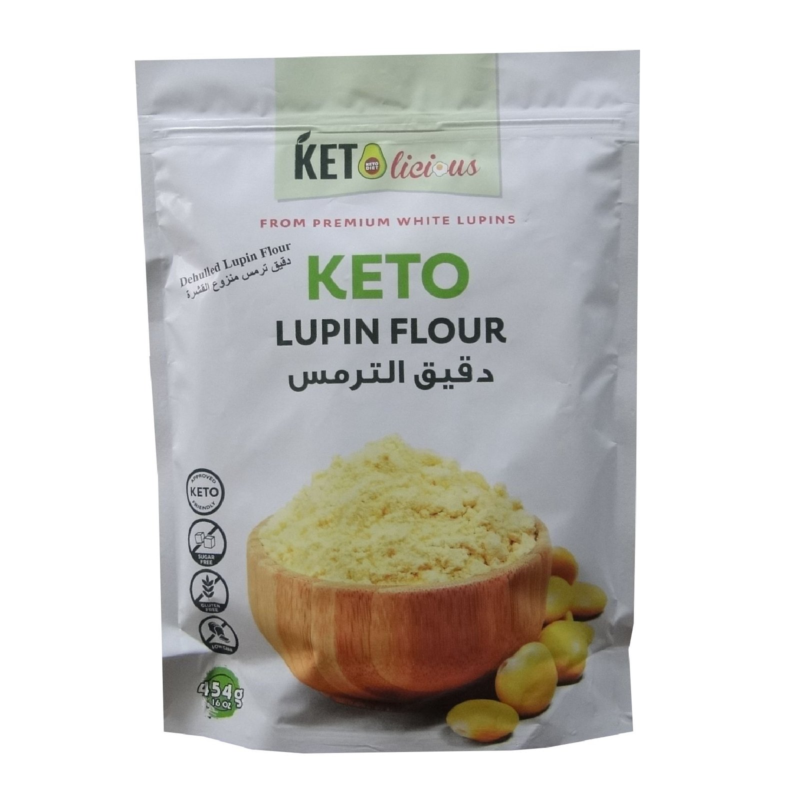 6223012290014.jpg Ketolicious Lupine Flour - 454gm - Image 1