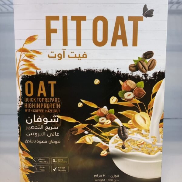 Fit Out high protein instant oatmeal with coffee and hazelnut 300 grams