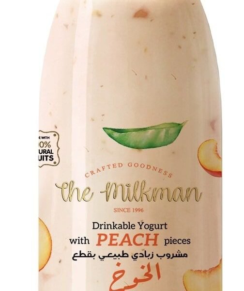 The Milkman Drinkable Yogurt with Peach Pieces, 200ml