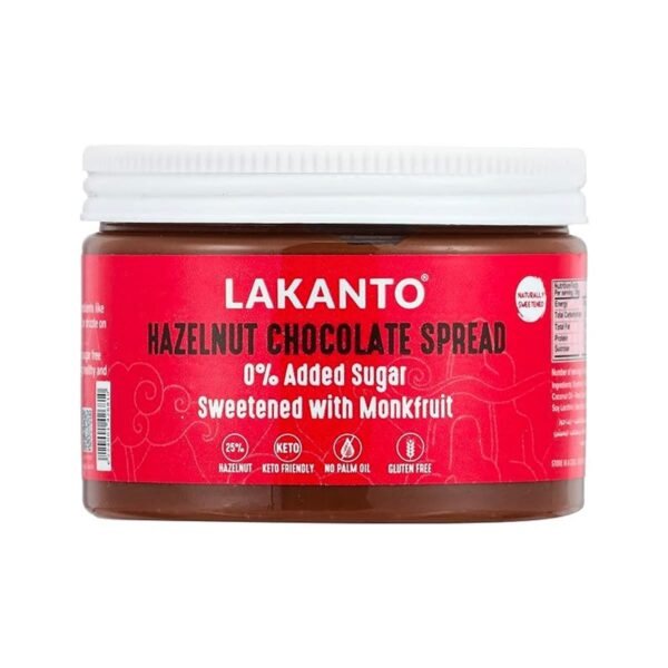Lakanto Hazelnut Chocolate Spread, 125g