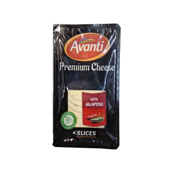 Avanti Cheese Slices with Jalapeno, 150g