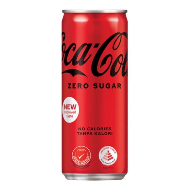 Coca-Cola Zero Sugar Soft Drink Can, 320ml