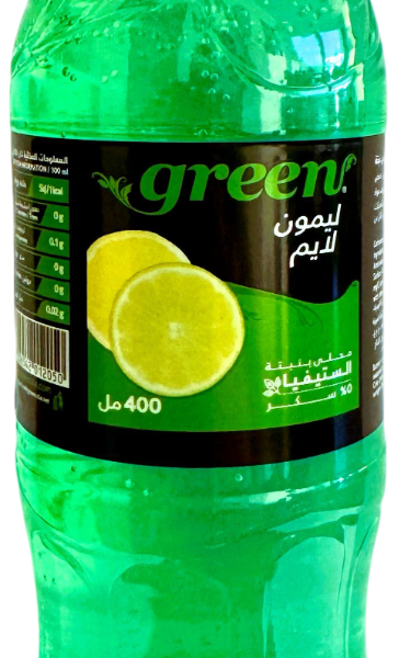 Green Cola Lemon Lime Soft Drinks, 400ml