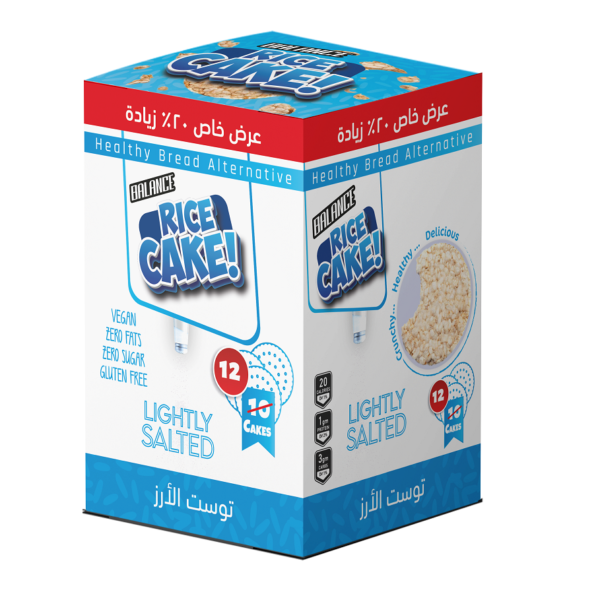 Balance Rice Cake Lightly Salted, 10 Pieces