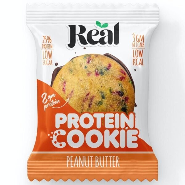 Real Nutrition Protein Cookies Peanut Butter, 35g