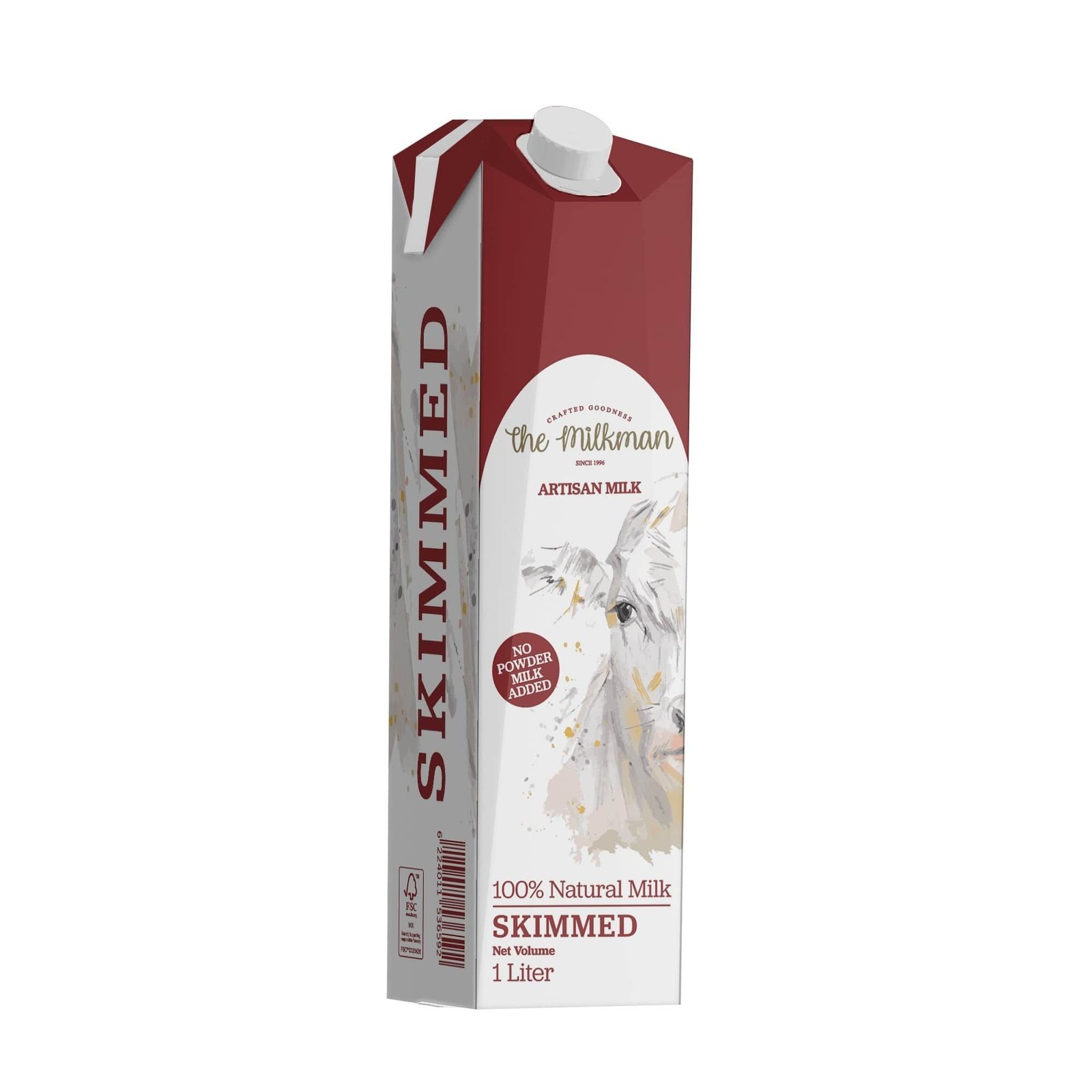 67a0a213a0a42350e9223cba.jpg The Milkman Skimmed Milk, 1L - Image 1