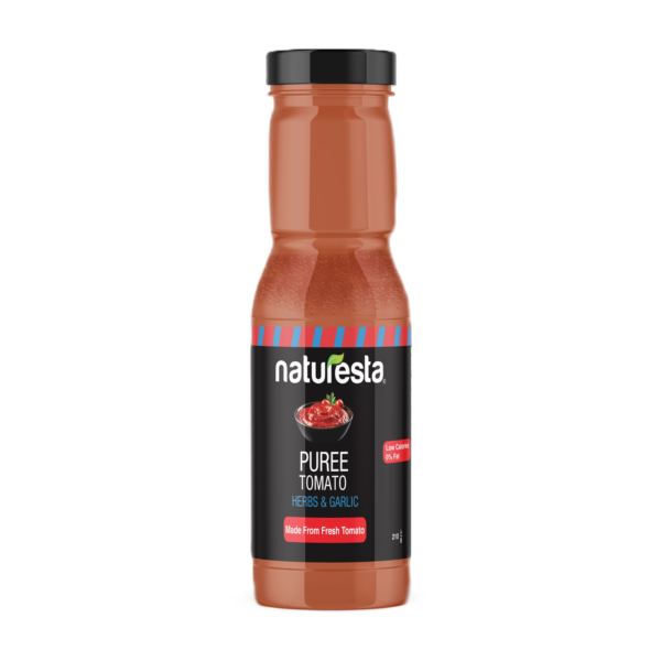 Naturesta Herbs & Garlic Tomato Puree, 210g