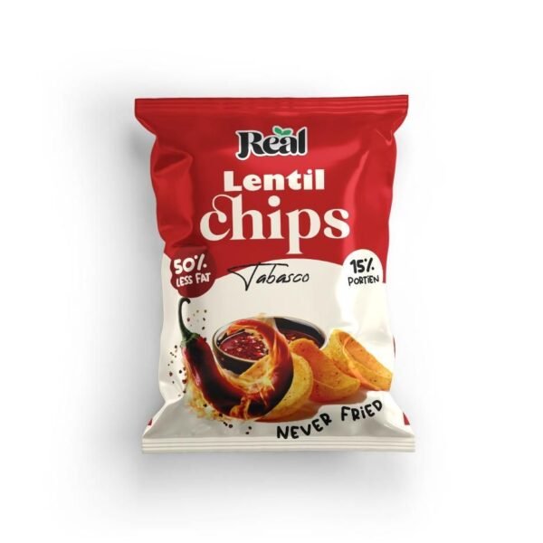 Real Nutrition Lentil Chips Tabasco 60 Gm