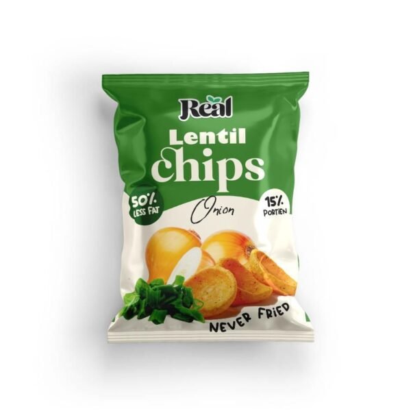Real Nutrition Lentil Chips Onion 60 Gm