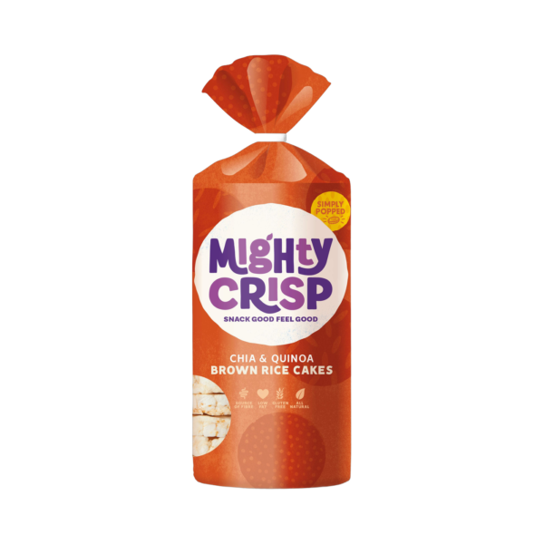 Mighty Crisp Chia & Quinoa Brown Rice Cakes, 106g