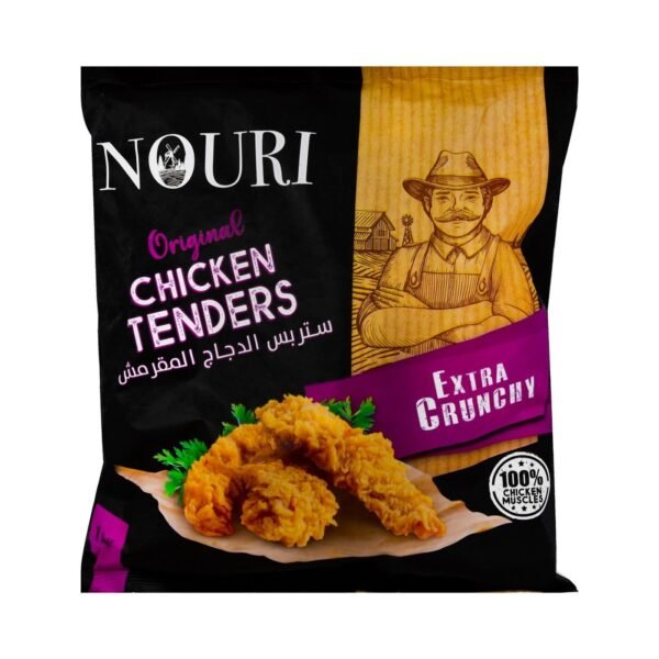 Nouri Frozen Original Crunchy Chicken Tenders, 1kg