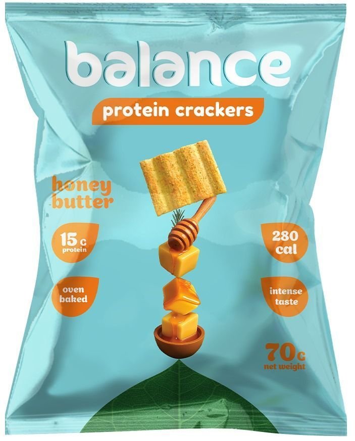 68a34690e2a1e69ea648d992.jpg Balance Honey Butter Premium Bread Snack Protein Crackers, 70-78g - Image 1
