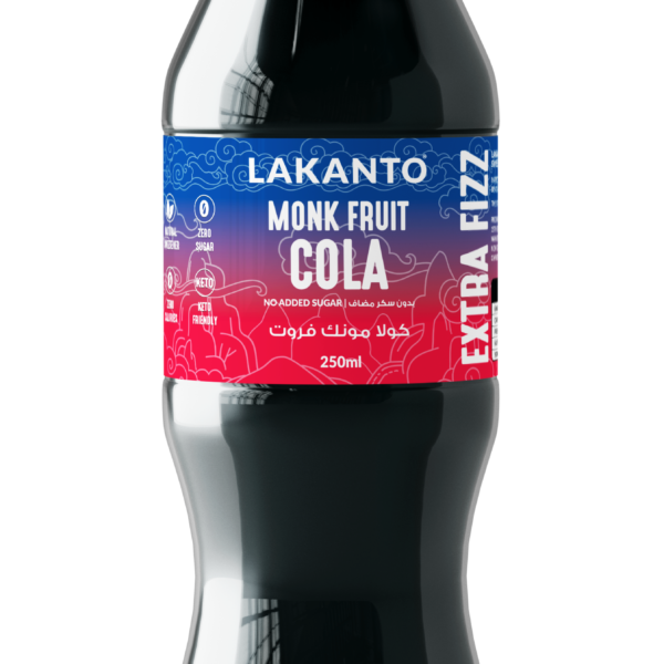 Lakanto Sugar Free Monk Fruit Cola Soft Drink, 250ml