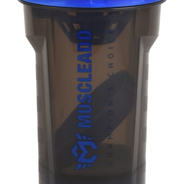Muscleadd Black & Blue Shaker Bottle, 550ml