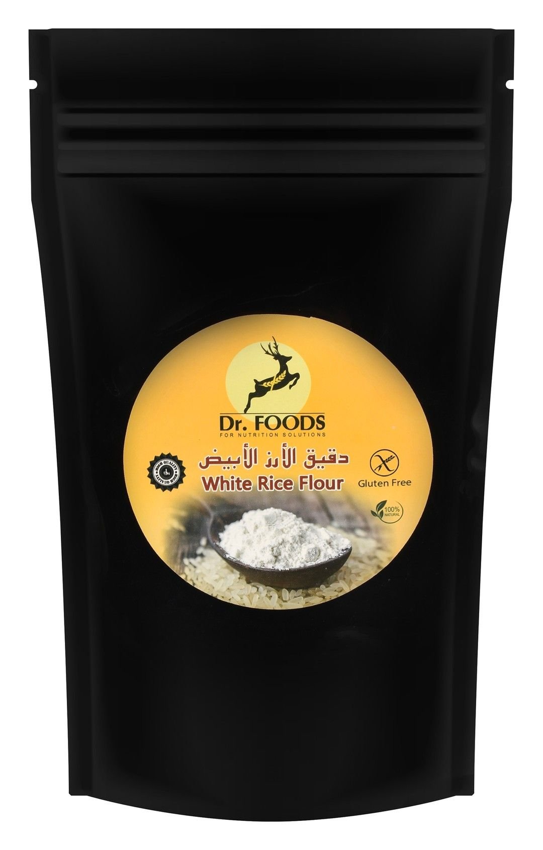 68db91ee4d0d9a6f1a1a2528.jpg Dr. Foods Gluten-Free White Rice Flour, 800g - Image 1