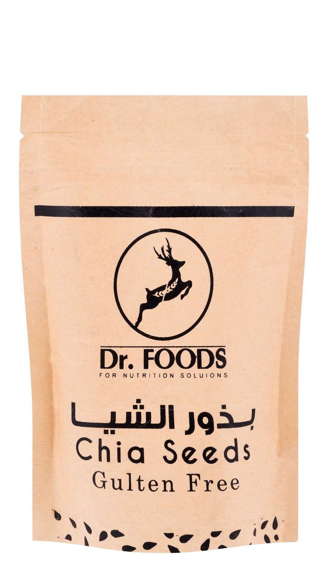 68dbe0cbb355d46acf1a908d.jpg Dr. Foods Gluten-Free Chia Seeds, 200g - Image 1