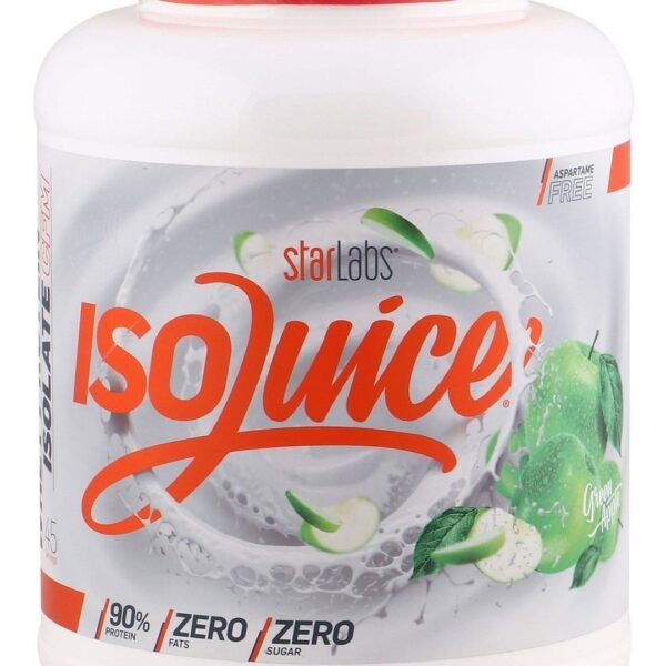 StarLabs Isojuice Whey Isolate Protein Powder Green Apple Flavor, 1.36kg