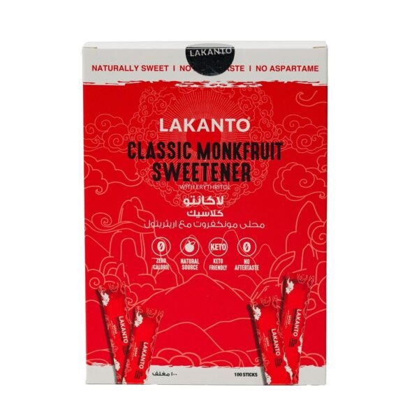 LAKANTO Monkfruit Natural Sweetener - 100 Stick