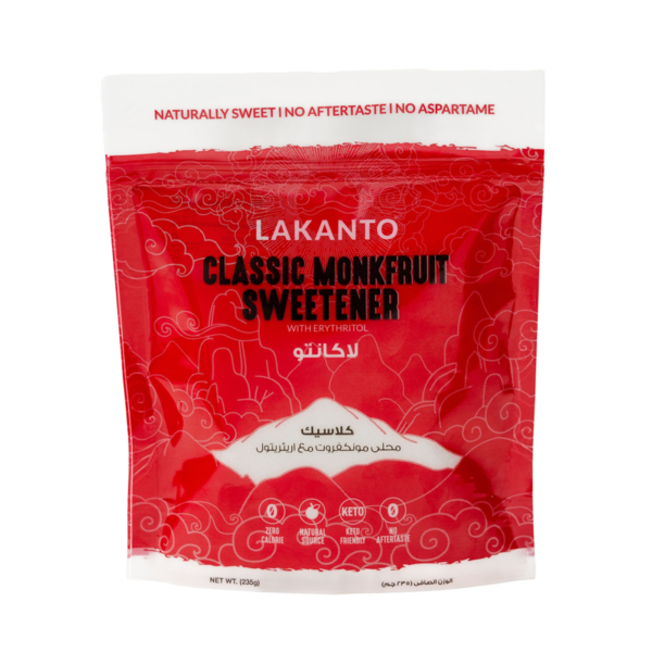 Lakanto Monkfruit Natural Sweetener Pouch, 235g