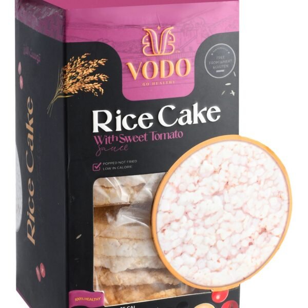 Vodo Sweet Tomato Sauce Rice Cake with Zero Sugar, 12 Pieces
