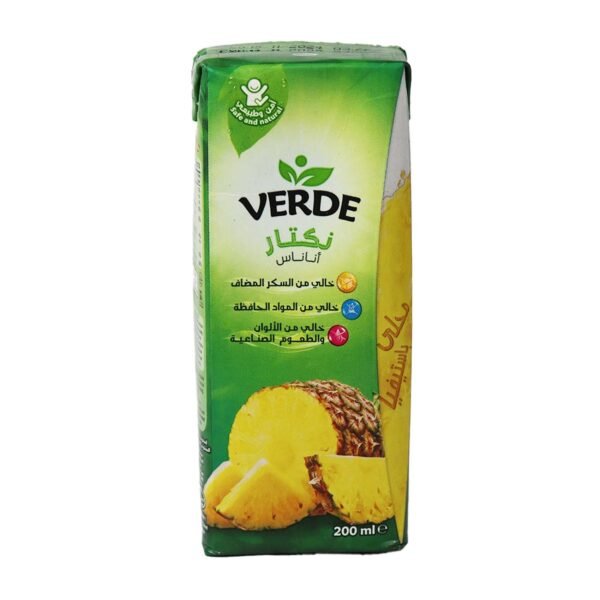 Verde Pineapple Flavor Nectar Juice, 200ml