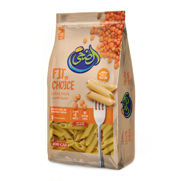 Al Doha Fit Choice Yellow Lentils Pasta, 400g