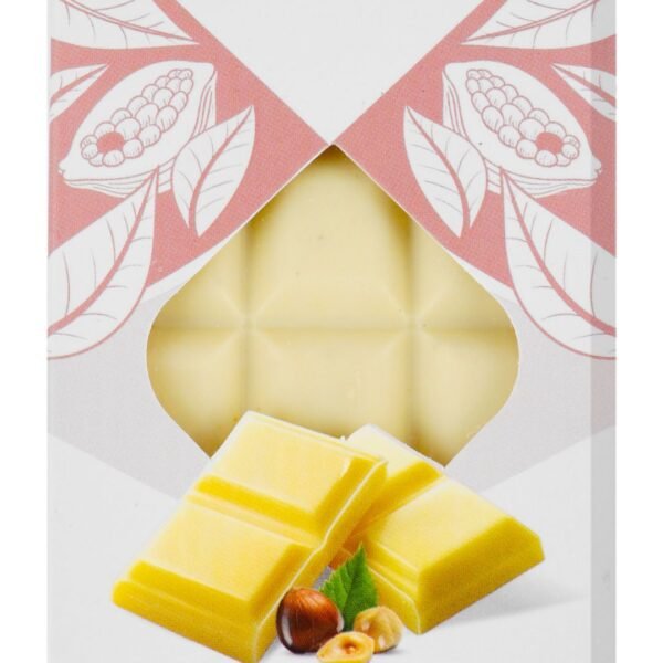 Vodo Hazelnut White Chocolate Slab, 70g