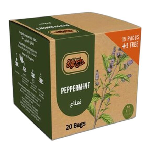 Haj Arafa Herbs Mint Tea Bags, 20 Bags