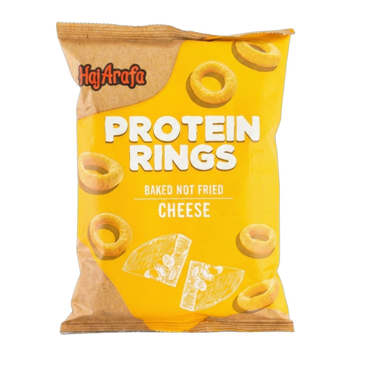 69982ccfb8ece0130fcdfadc.jpg Haj Arafa Protein Rings Cheese, 60g - Image 1