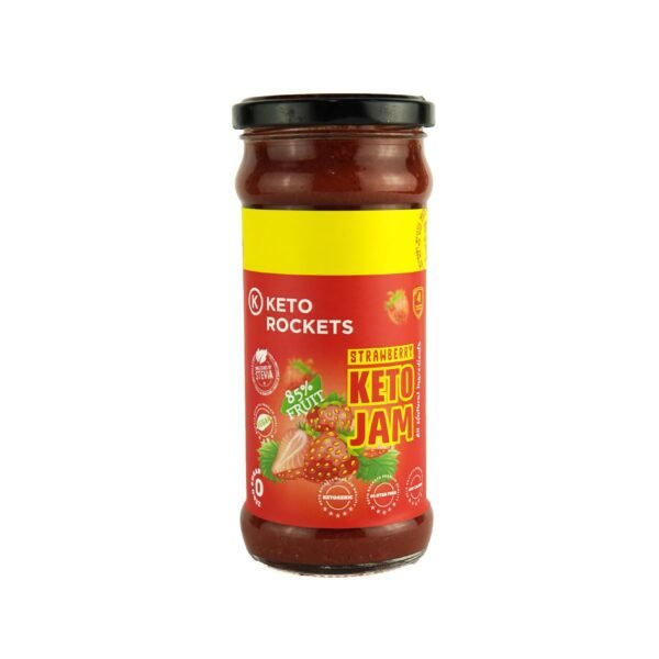 Keto Rockets Strawberry Jam 350gm