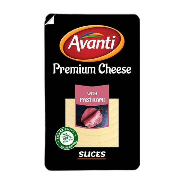 Avanti Cheese Slices with Bastarma, 150g