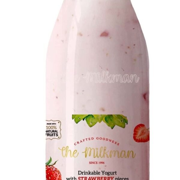 The Milkman Drinkable Yogurt with Strawberry Pieces, 200ml