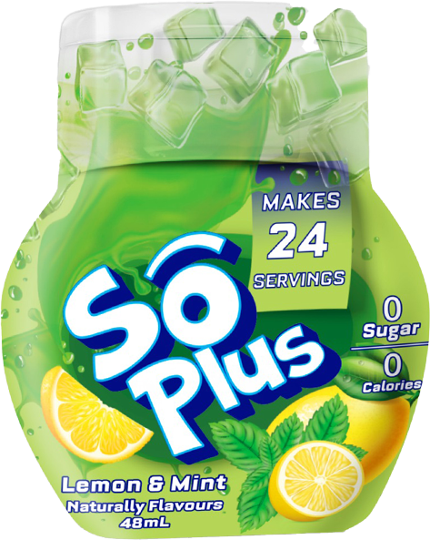 EGY_6773505590195.png So Plus Lemon & Mint Water Enhancer, 48ml - Image 1