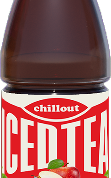 Chillout Apple Flavor Iced Tea, 370ml