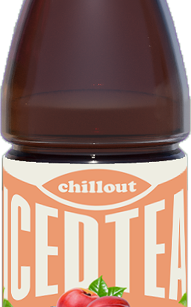Chillout Peach Flavor Iced Tea, 370ml