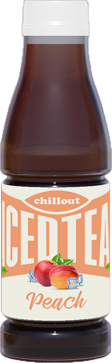 EGY_6773505591239.png Chillout Peach Flavor Iced Tea, 370ml - Image 1