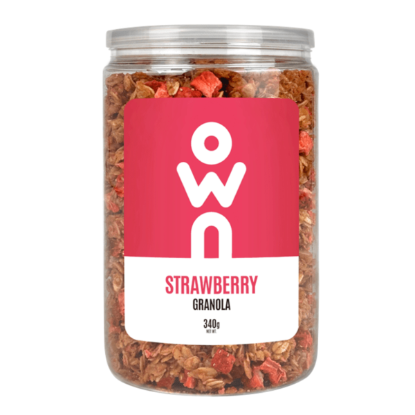 OWN Strawberry Granola 340 Gm