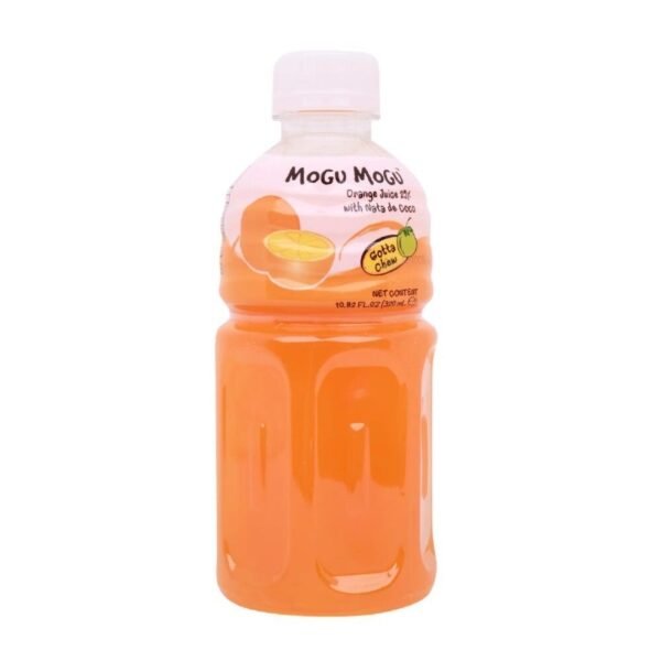 Mogu Mogu Orange Juice with Nata de Coco, 320ml