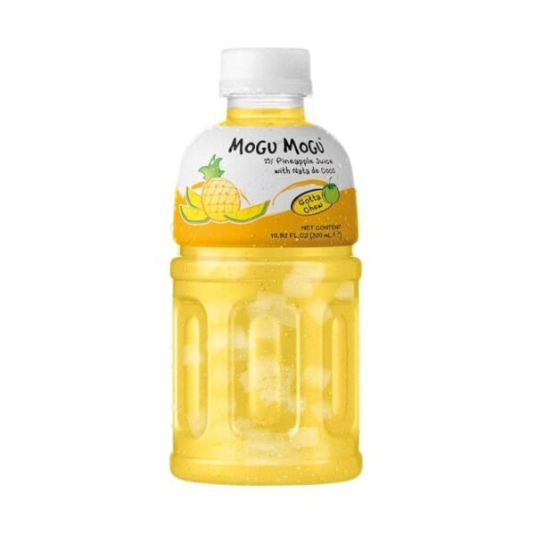 Mogu Mogu Pineapple Juice with Nata de Coco, 320ml
