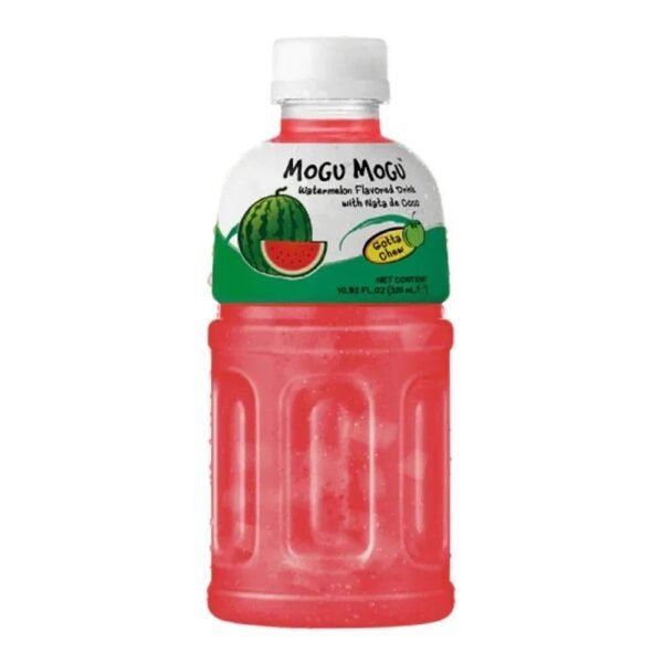 Mogu Mogu Watermelon Drink with Nata de Coco, 320ml
