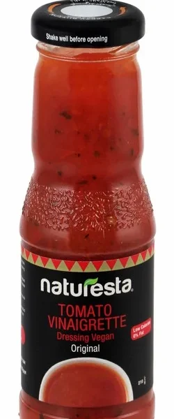 Naturesta Tomato Vinaigrette Salad Dressing - vegan, fats free, artificial additives free