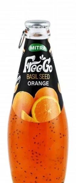 Mitra Free Go Orange Basil Seed Drink