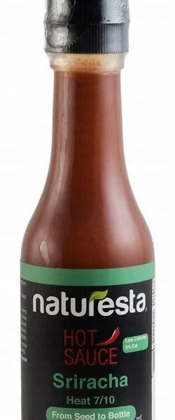 Naturesta Sriracha Hot Sauce - vegan, low calories, fats free