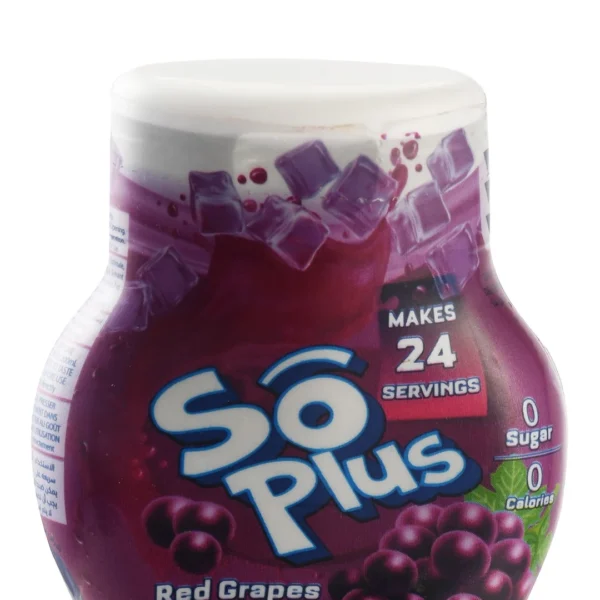 So Plus Concentrated Red Grapes Juice Drops - sugar free, calories free