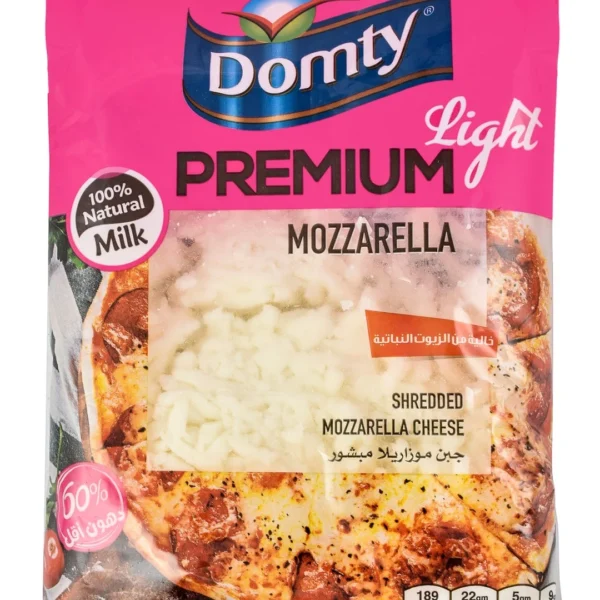 Domty Premium Light Shredded Mozzarella Cheese