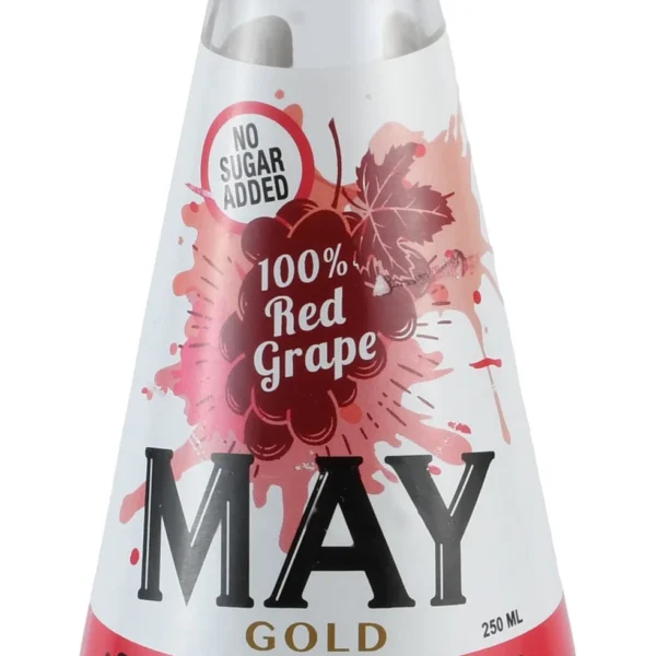 May Gold Non-Alcoholic Sparkling Red Grape Juice - no added sugar