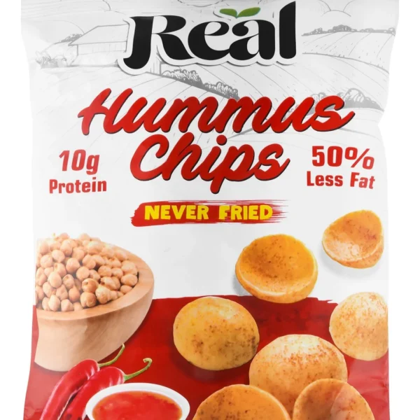 Real 10g Protein Sweet Chili Hummus Chips