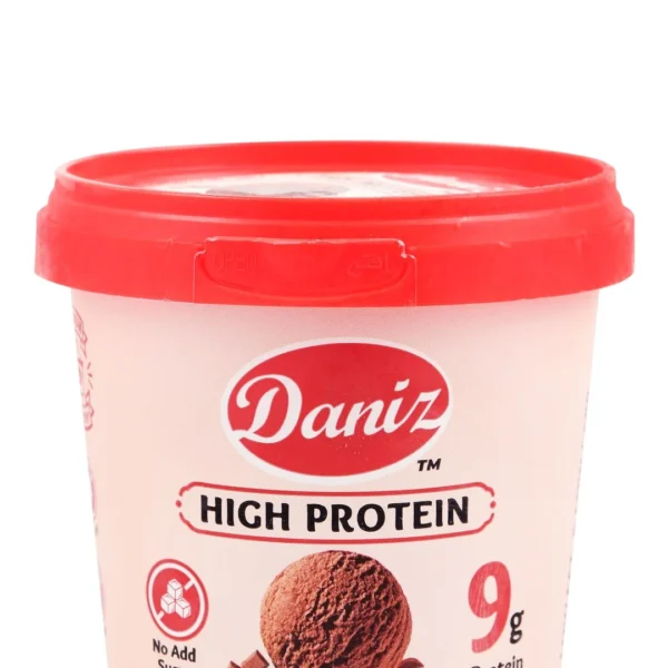 Daniz Low Fat 9g Protein Chocolate Ice Cream - no added sugar, lactose free, gluten free
