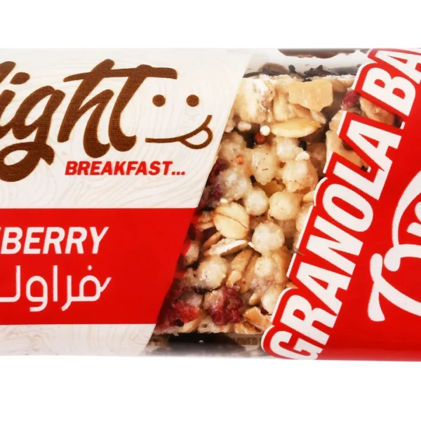 Organic Nation Delight Granola Bar with Strawberry