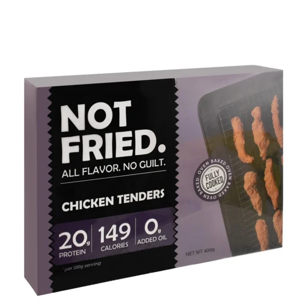 Not Fried Frozen Fully Cooked Chicken Tenders - GMO free, dairy free, additive free